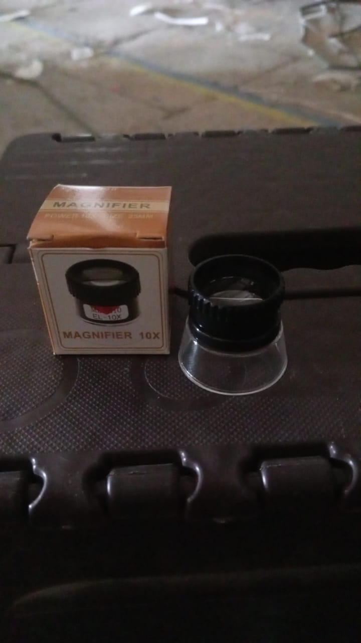 10X Magnifier Glass Repair Watch Magnifying For Home, Office, hobby, Craft (1 Pc / 25 MM) 10X Magnifier Glass Repair Watch Magnifying For Home, Office, hobby, Craft (1 Pc / 25 MM)